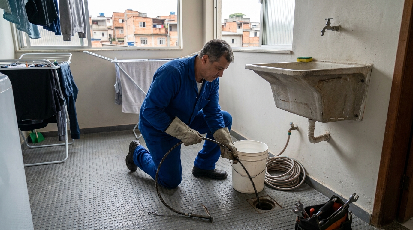 Desentupimento de Ralos Externos no Antônio Cassimiro, Petrolina‑PE